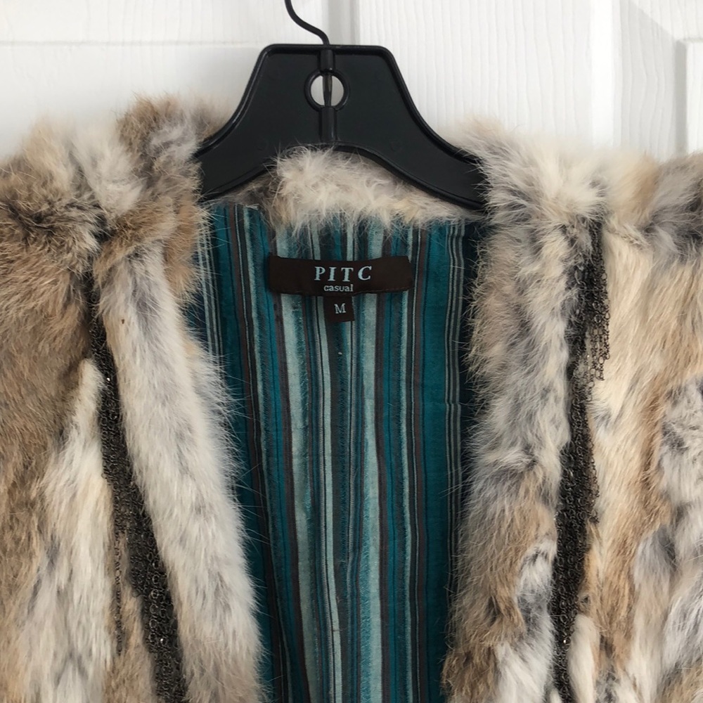 PITC Real Rabbit Fur Vest